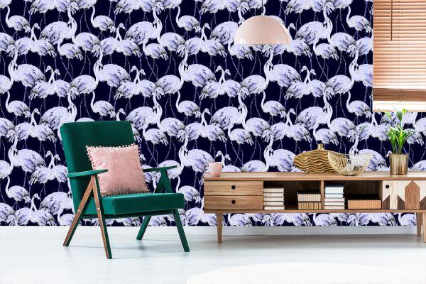 Behang Flamingo's - Afbeelding 6