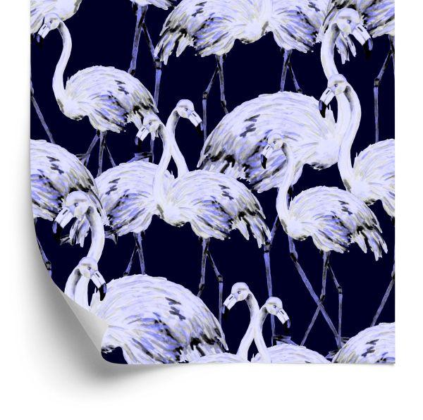 Behang Flamingo's