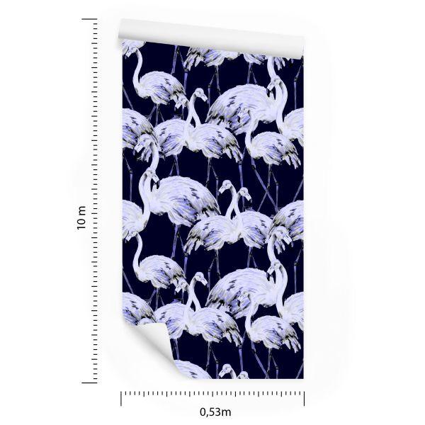 Behang Flamingo's - Afbeelding 8