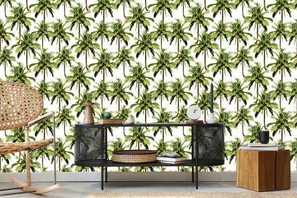 Behang Groene Palmbomen Voor Jeugdkamer - Afbeelding 5