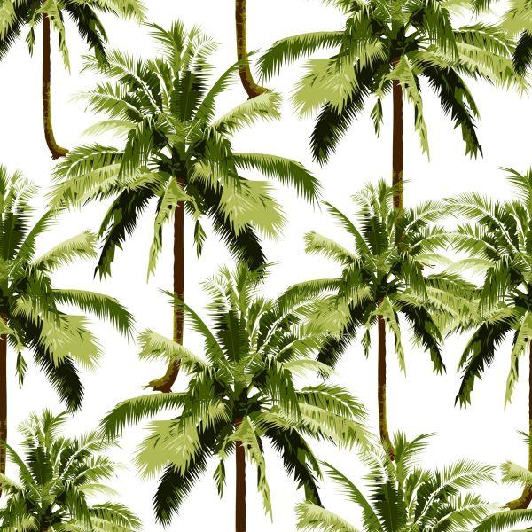 Behang Groene Palmbomen Voor Jeugdkamer - Afbeelding 2