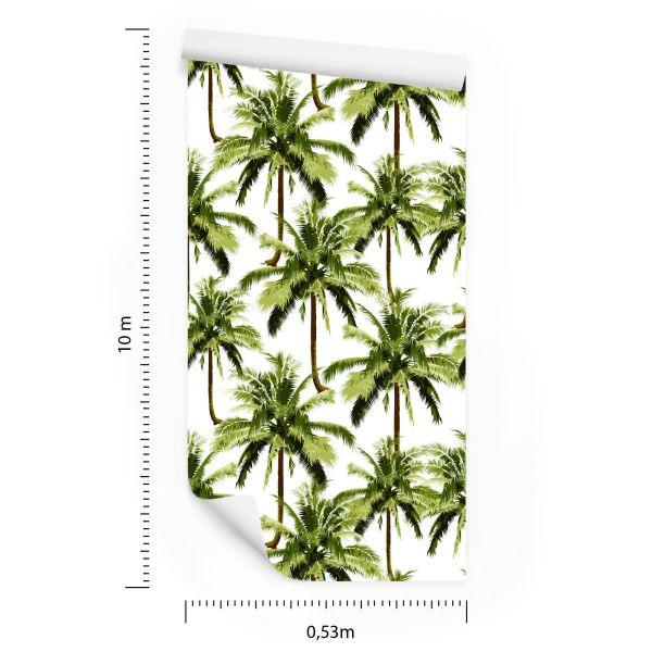 Behang Groene Palmbomen Voor Jeugdkamer - Afbeelding 8