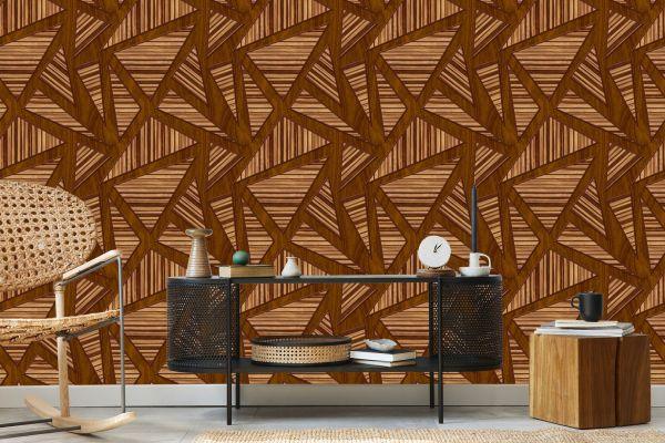 Behang Houten Planken - Afbeelding 5