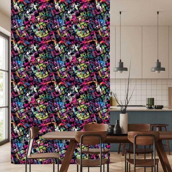 Behang Graffiti In Een Girly Versie - Afbeelding 4