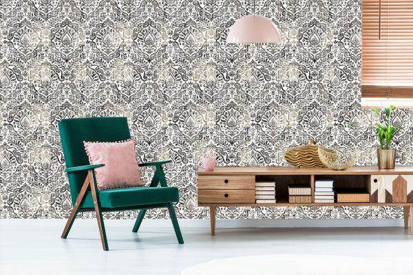 Behang Vintage Ornamenten - Afbeelding 6