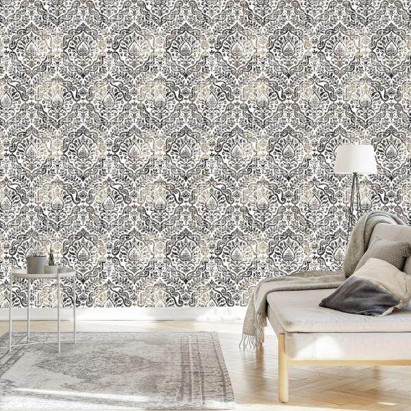 Behang Vintage Ornamenten - Afbeelding 3