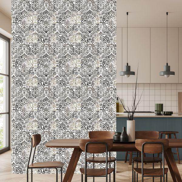 Behang Vintage Ornamenten - Afbeelding 4