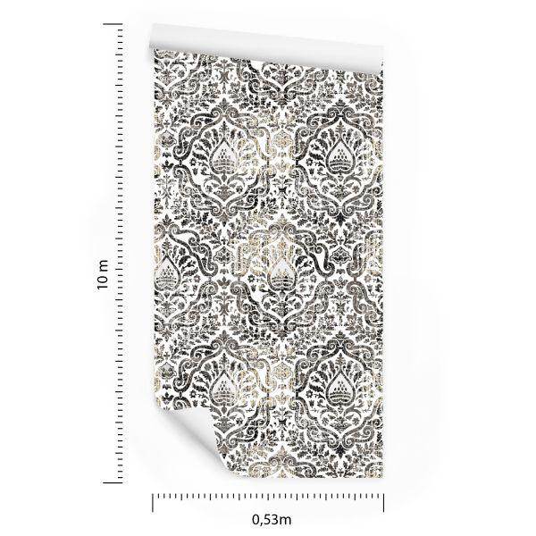 Behang Vintage Ornamenten - Afbeelding 8