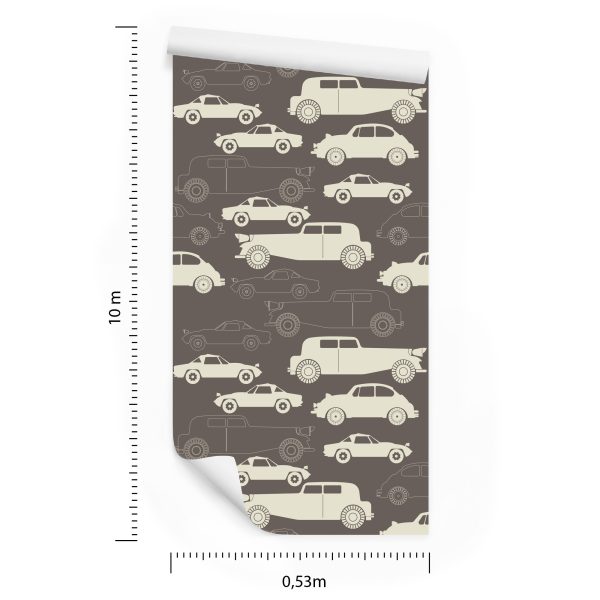 Behang Voor Kinderen - Auto's In Retrostijl - Afbeelding 8