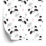 Behang Panda's Onder Harten