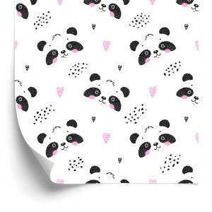 Behang Panda's Onder Harten