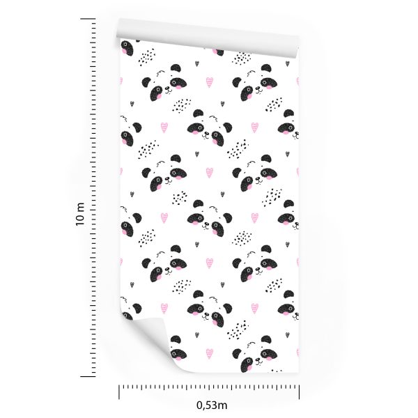 Behang Panda's Onder Harten - Afbeelding 8