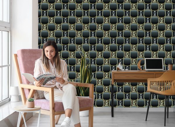 Behang Optisch Modern 3D-Effect Voor Woonkamer - Afbeelding 7