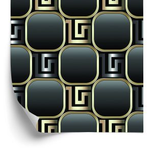 Behang Optisch Modern 3D-Effect Voor Woonkamer