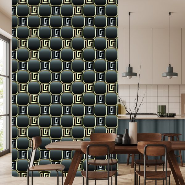 Behang Optisch Modern 3D-Effect Voor Woonkamer - Afbeelding 4