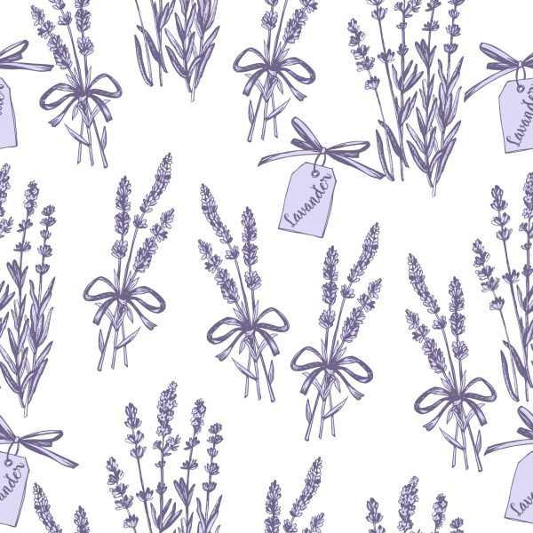 Behang Modieuze Lavendel - Afbeelding 2
