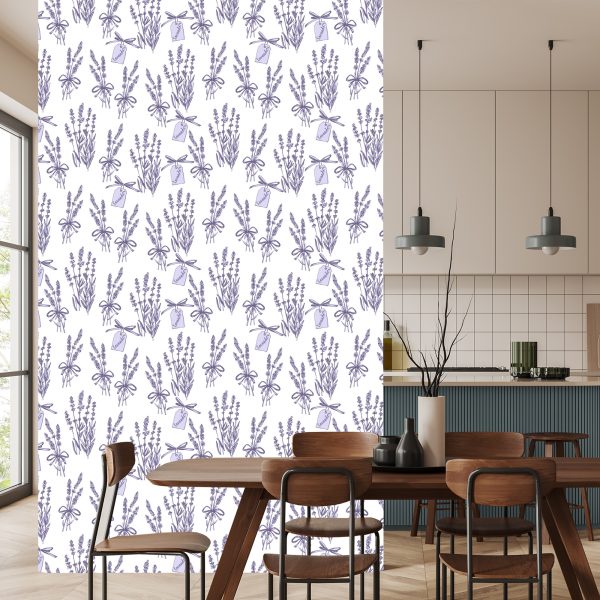 Behang Modieuze Lavendel - Afbeelding 4
