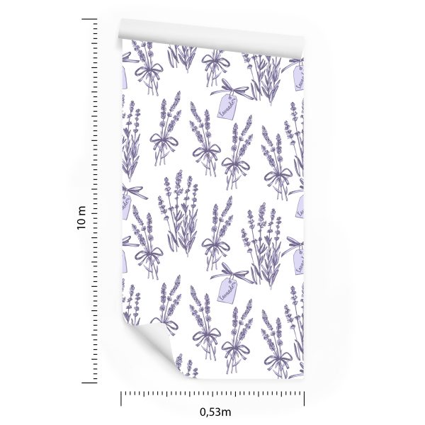 Behang Modieuze Lavendel - Afbeelding 8