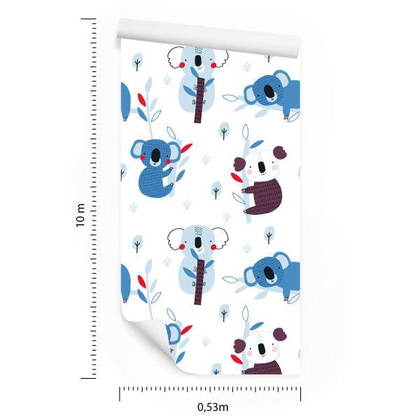 Behang Voor Kinderen Koalabomen Scandinavische Stijl - Afbeelding 8