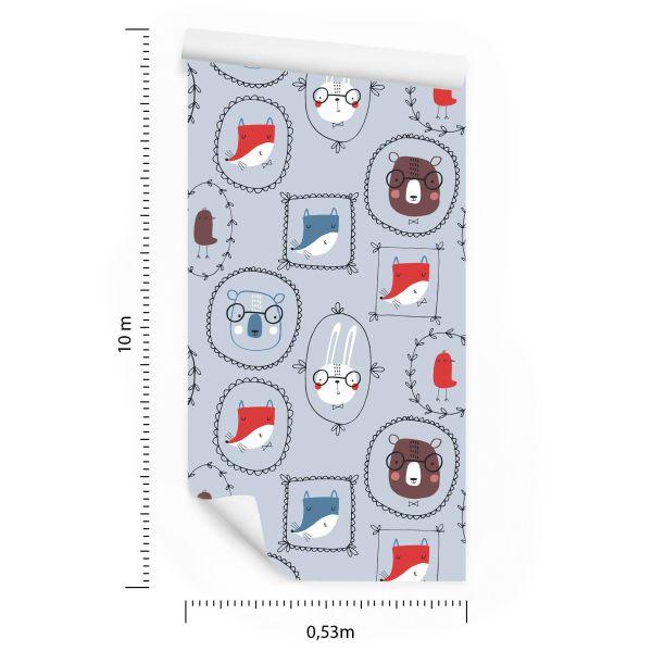 Behang Voor Een Kinderkamer In Scandinavische Stijl - Afbeelding 8