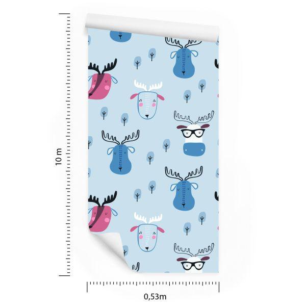Behang Bosdieren Scandinavische Stijl - Afbeelding 8