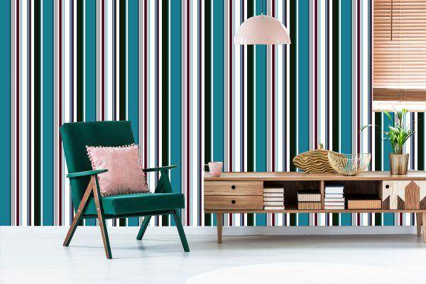 Behang Klassieke Verticale Strepen Voor Woonkamer Slaapkamer - Afbeelding 6