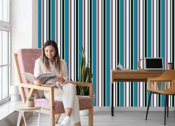 Behang Klassieke Verticale Strepen Voor Woonkamer Slaapkamer - Afbeelding 7