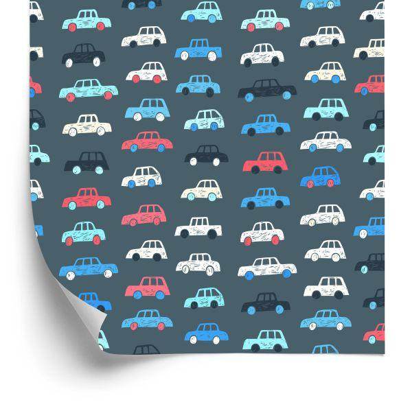 Behang Voor Kinderen - Kleurrijke Auto's
