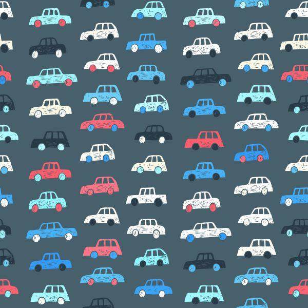 Behang Voor Kinderen - Kleurrijke Auto's - Afbeelding 2