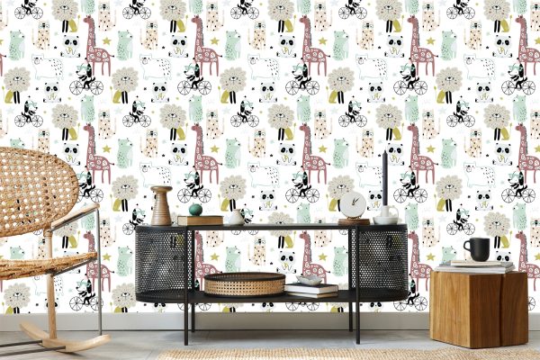 Behang Wilde Dieren Voor Kinderen - Afbeelding 5