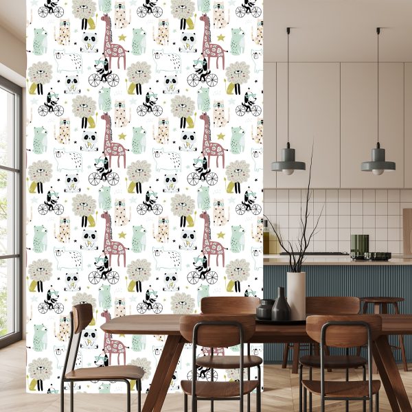 Behang Wilde Dieren Voor Kinderen - Afbeelding 4