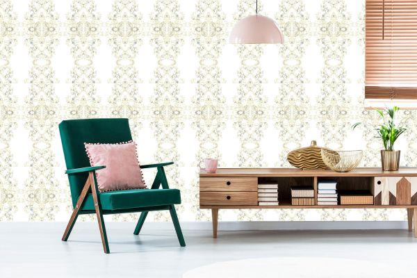Behang Ornamenten In Barokke Stijl - Afbeelding 6