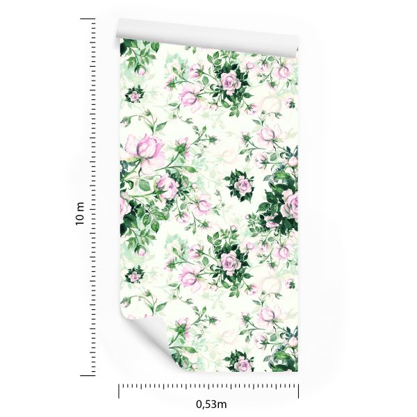 Behang Mooie Rozen - Afbeelding 8