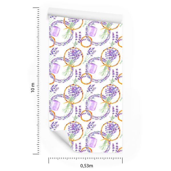 Behang Lavendel Boeketten - Afbeelding 8
