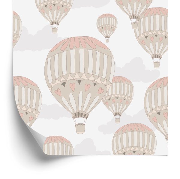 Behang Ballonnen In De Wolken