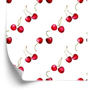 Behang Voor De Keuken Eetkamer Met Kersen Fruit