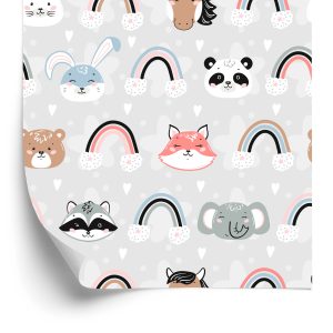 Behang Babydieren In De Wolken