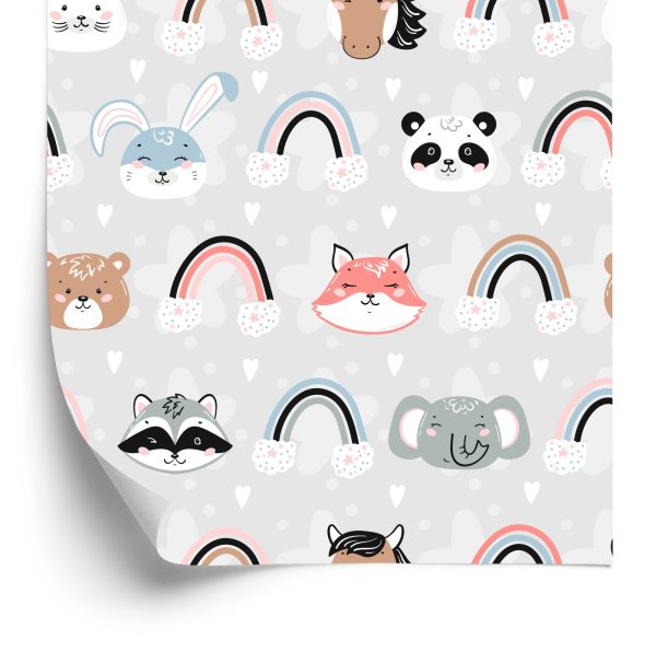 Behang Babydieren In De Wolken