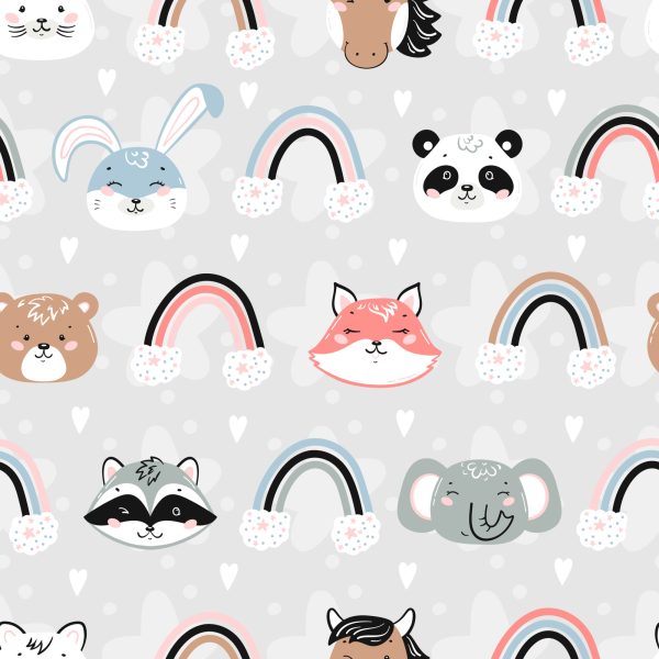 Behang Babydieren In De Wolken - Afbeelding 2