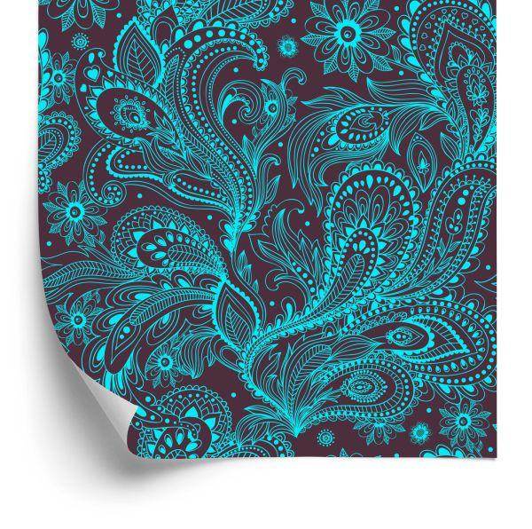 Behang Exotische Ornamenten