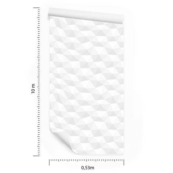 Behang 3D Geometrisch Modern Voor Een Slaapkamer - Afbeelding 8