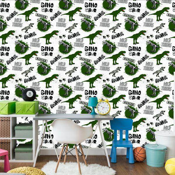 Behang Dinosaurussen Voor De Jeugdkamer - Afbeelding 4