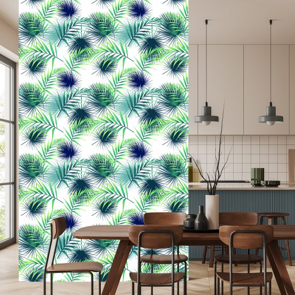 Behang Tropische Palmbladeren - Afbeelding 4