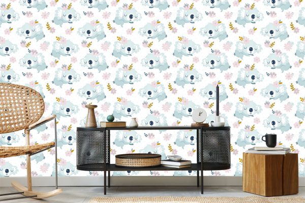 Behang Koala's Bloemen - Afbeelding 5