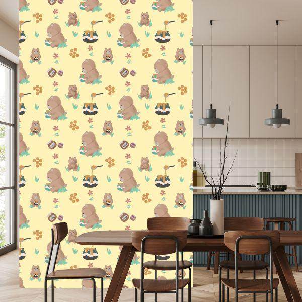 Behang Voor Kinderen - Beren - Afbeelding 4