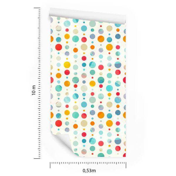 Behang Grote En Kleine Stippen - Afbeelding 8