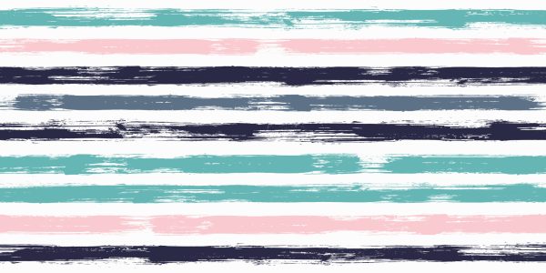 Behang In Horizontale Kleurrijke Strepen Voor Kantoorwoonkamer - Afbeelding 2