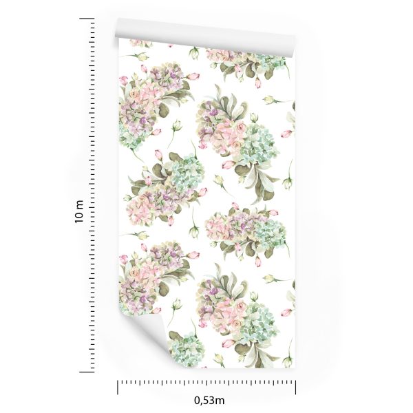 Behang Rozen In Pastelkleuren - Afbeelding 8