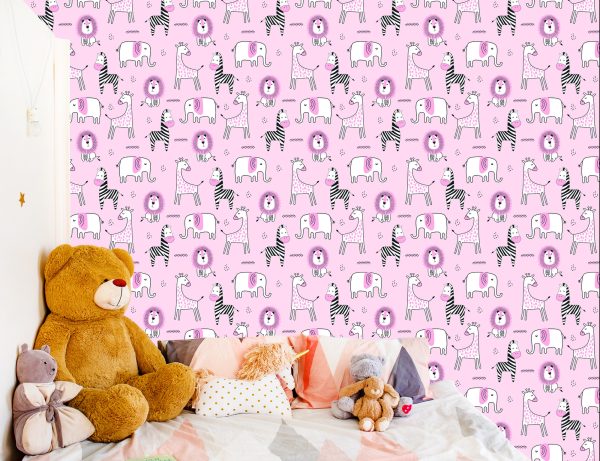 Behang Leeuwen, Giraffen - Afbeelding 6