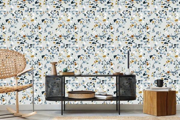 Behang Veelkleurig Terrazzo - Afbeelding 5